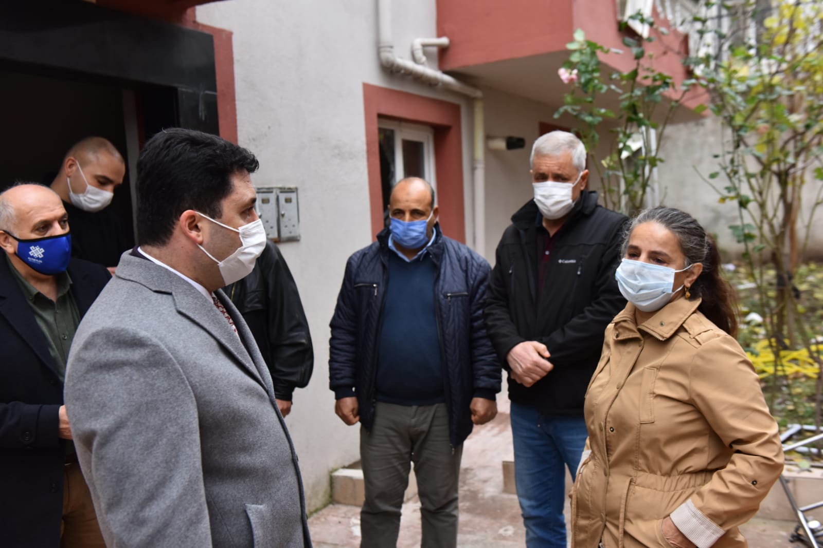 HASAN AVCI DOĞALGAZ PATLAMASININ OLDUĞU SOKAĞA GİTTİ