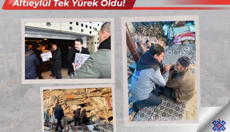 ALTIEYLÜL BELEDİYESİ TEK YÜREK OLDU
