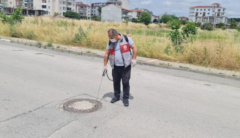 ALTIEYLÜL’DE İLAÇLAMA  ÇALIŞMALARI ARALIKSIZ SÜRÜYOR